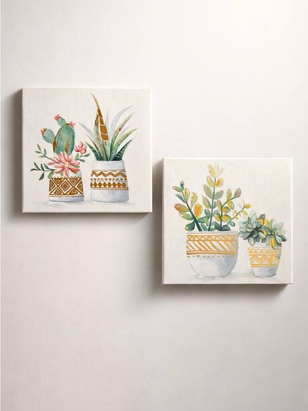 Succulent Plant Art Set - Picture 13 of 13